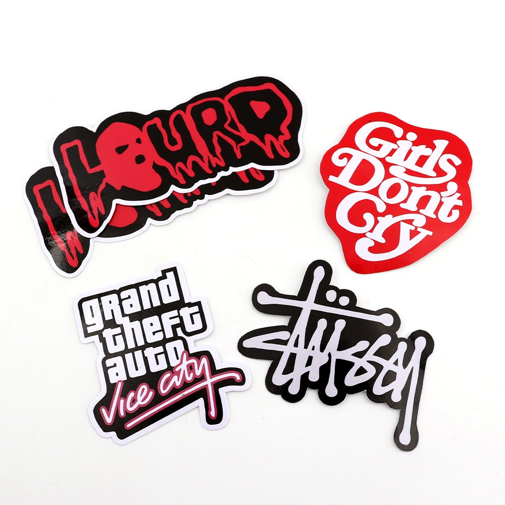 Custom Stickers Sheets Personalized Graffiti Label Destructible Vinyl Sticker