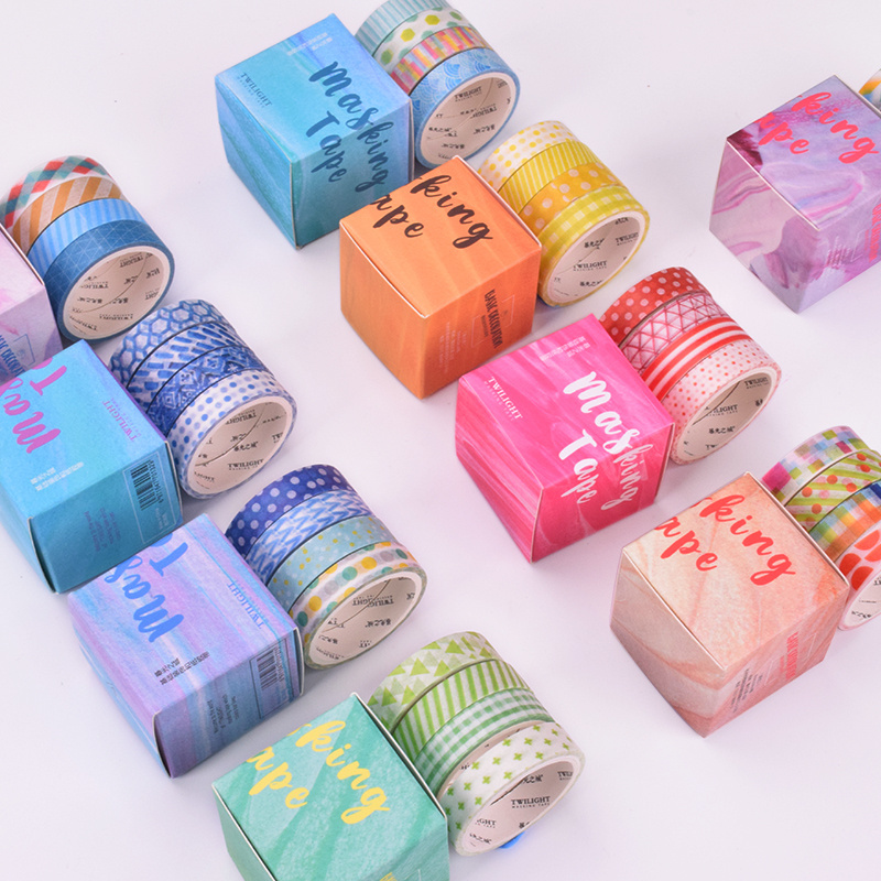 Custom Washi Tape Set DIY Decor Planners Scrapbooking School Party Printing Making Paper Decoration Tape Adhesive