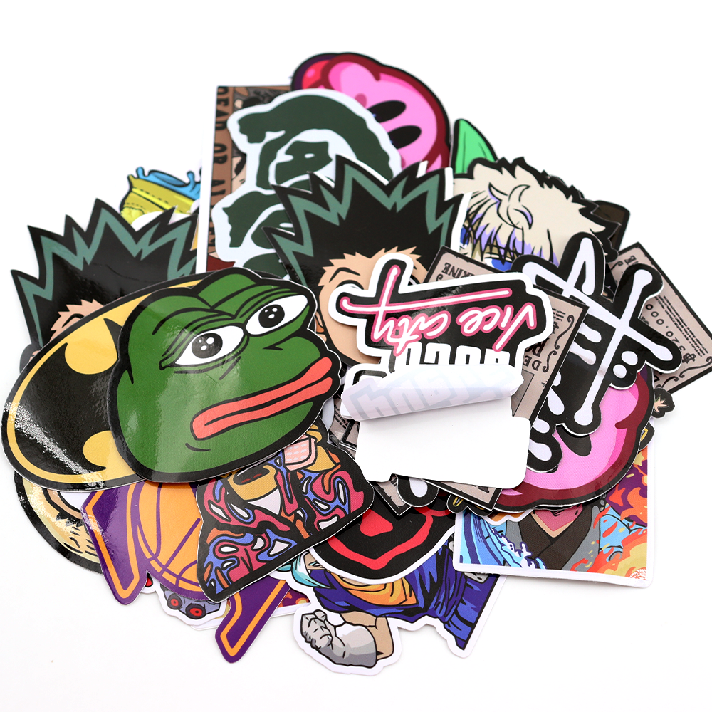 Custom Stickers Sheets Personalized Graffiti Label Destructible Vinyl Sticker