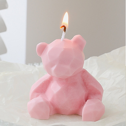 Ins Gift Little Bear Scented Candles Soy Wax Candle For Birthday Party