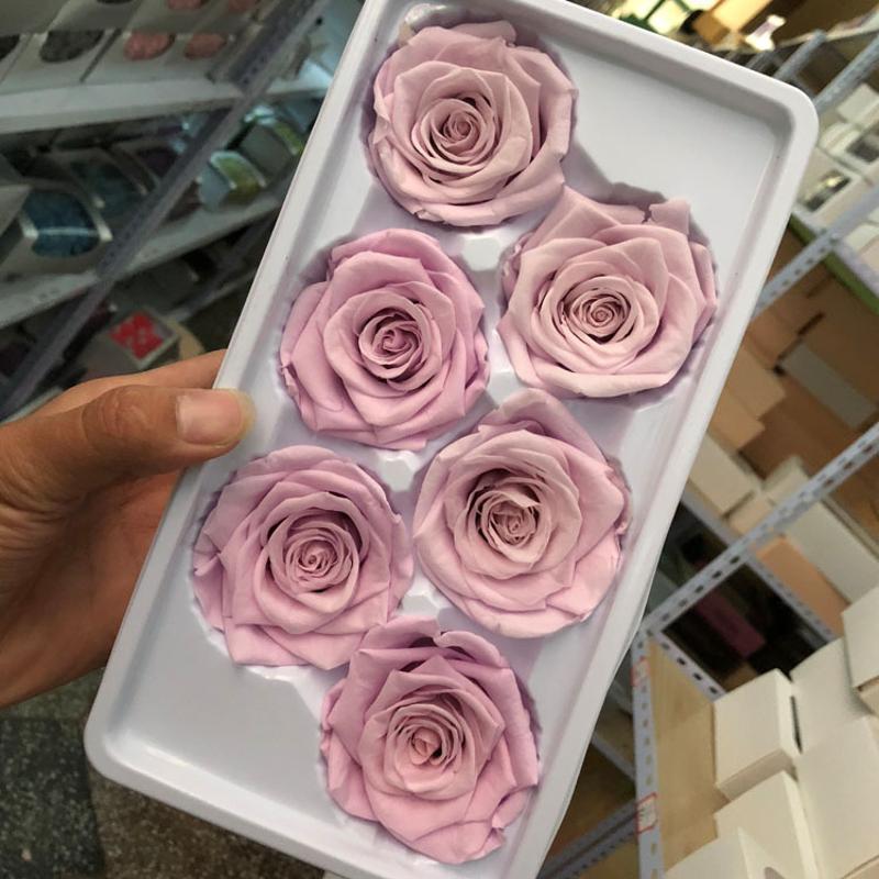 High Quality preserv rose preserv flower rosa eterna 5-6cm long lasting real rose for decor