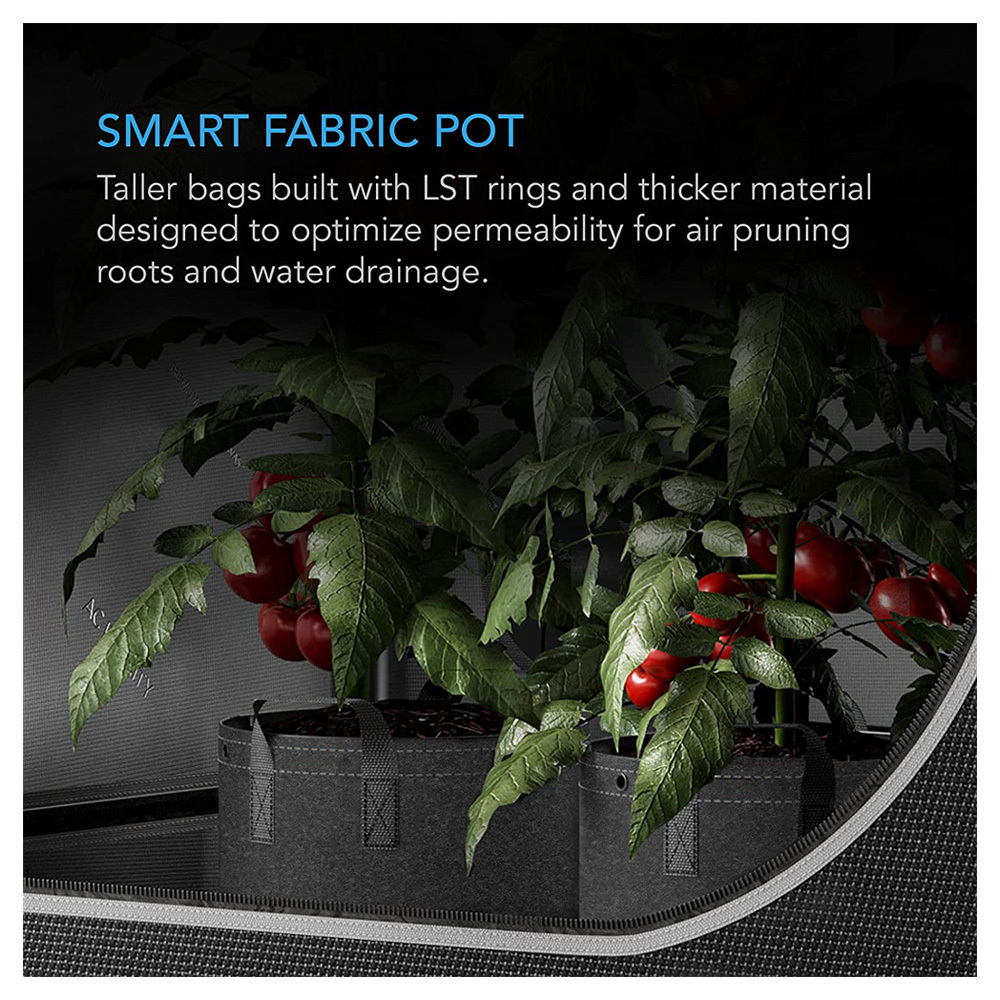 Hot Sale 1 3 5 7 10 20 30 50 100 200 Gallon Fabric Pots  Non Woven Pots Garden Vegetable Felt Fabric Plant Grow Bags