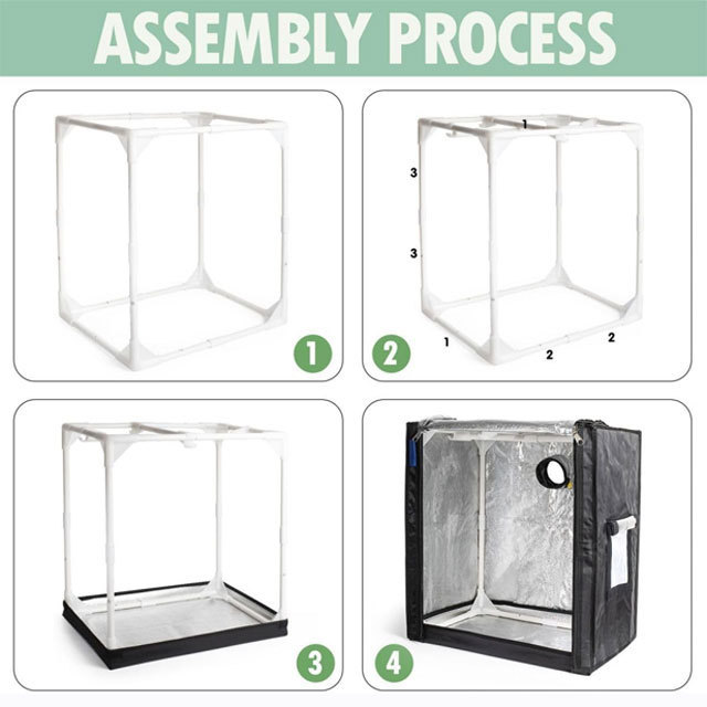 Grow Tent for AeroGarden Indoor Garden Mini Grow Tent for Hydroponics Growing System Protection Enclosure for Indoor herb Garden