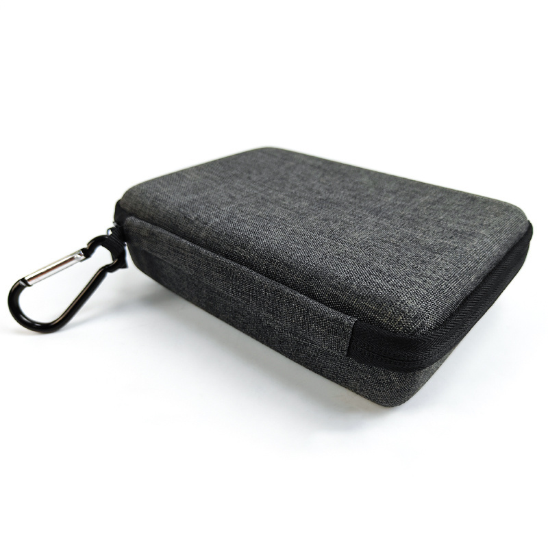 Grey Protective Accessories Storage Bag With Foam Travel Portable Tool Case EVA Hard Tool Organizer