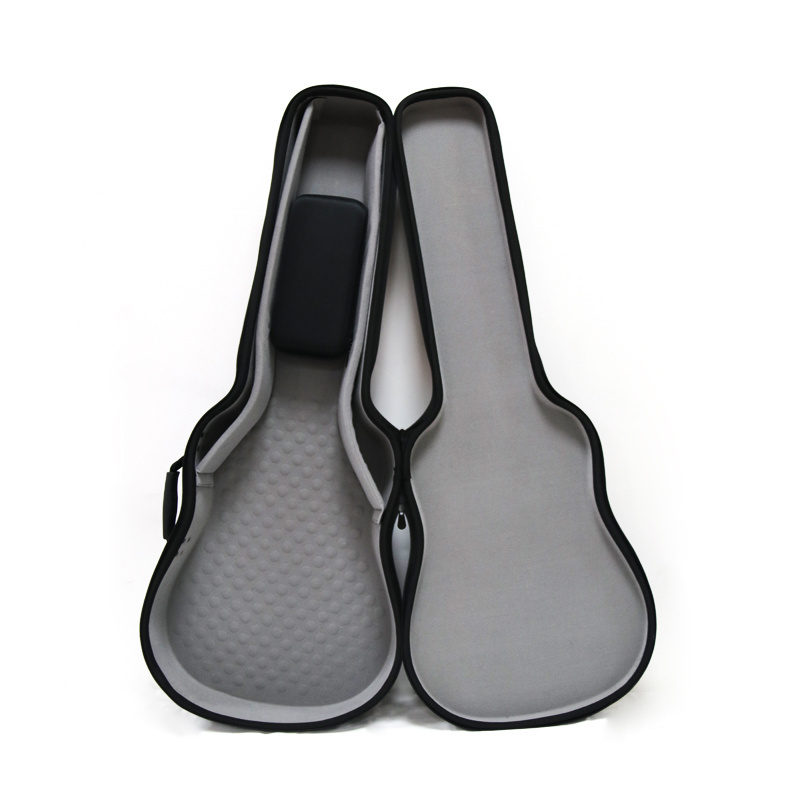 Custom Portable Protective Backup EVA Simple 36 Inch Acoustic Guitar Case with small accessory bag