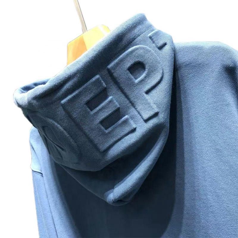 Hot Sell HeavyWeight Jogger Hodie for Men Custom Embossing Hood Sweatshirt 3d Printed Embossed Hoodie BestSuppliers