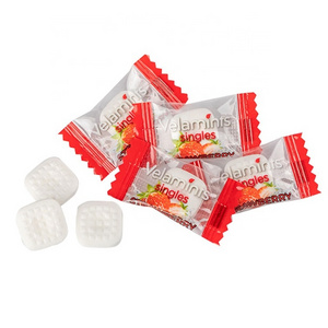 Individually packaging small hard candy Vitamin C mint strawberry flavor candy