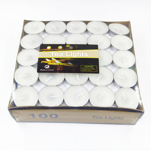 DGC Wholesale Aromatherapy White Unscented European Smokeless Mini Tea Lights for Shabbat  Weddings Christmas Home Decorative