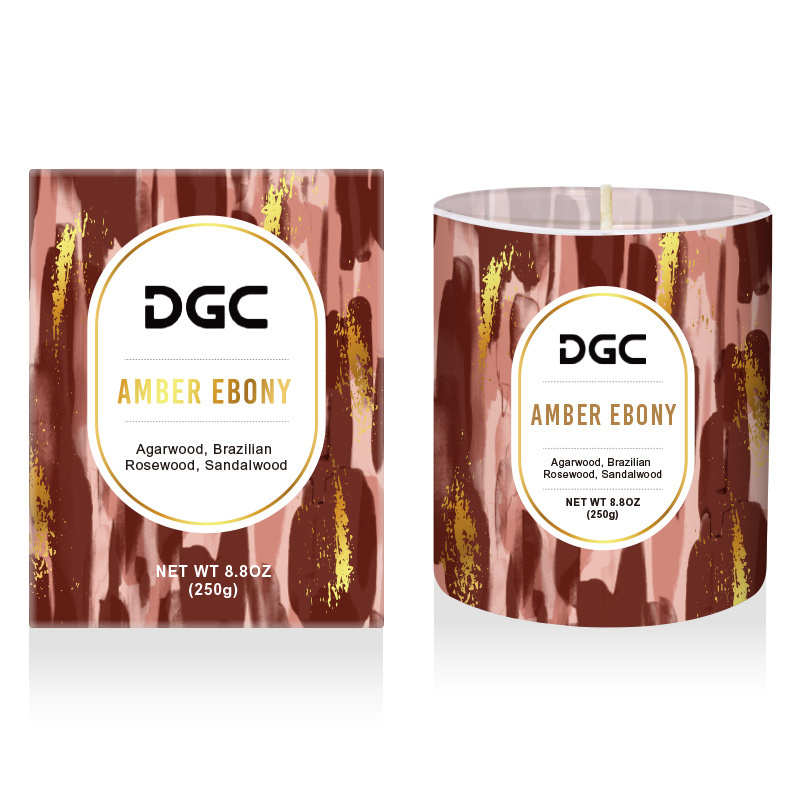 DGC wholesale vanilla scented candle with packaging aromatherapy soy candle scent oil fragrance for meditation bulk order