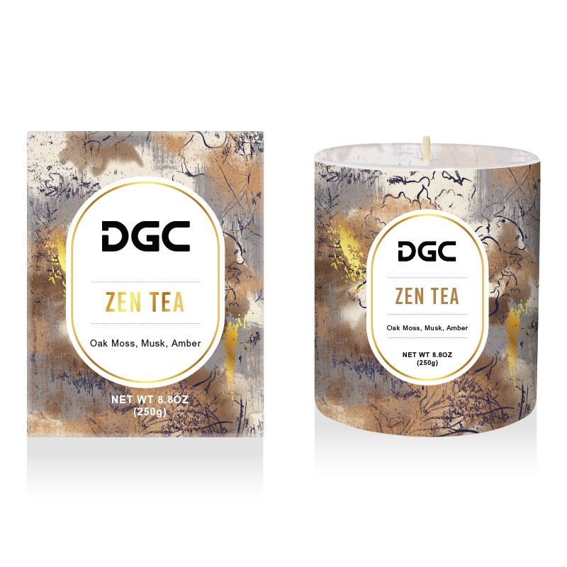 DGC wholesale vanilla scented candle with packaging aromatherapy soy candle scent oil fragrance for meditation bulk order