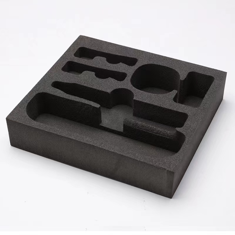 Manufactory Custom Pe Foam Packaging Inserts Die Cut Layout Eva Package Foam Insert Protective Adhesive Plush Eva Foam Pad