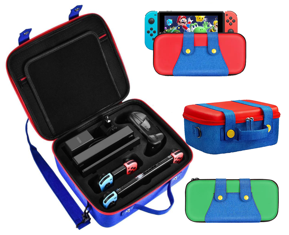 Large Capacity Eva Case For Nintendo Switch Consol Eva Hard Shell Game Case For Nintendo Switch Lit