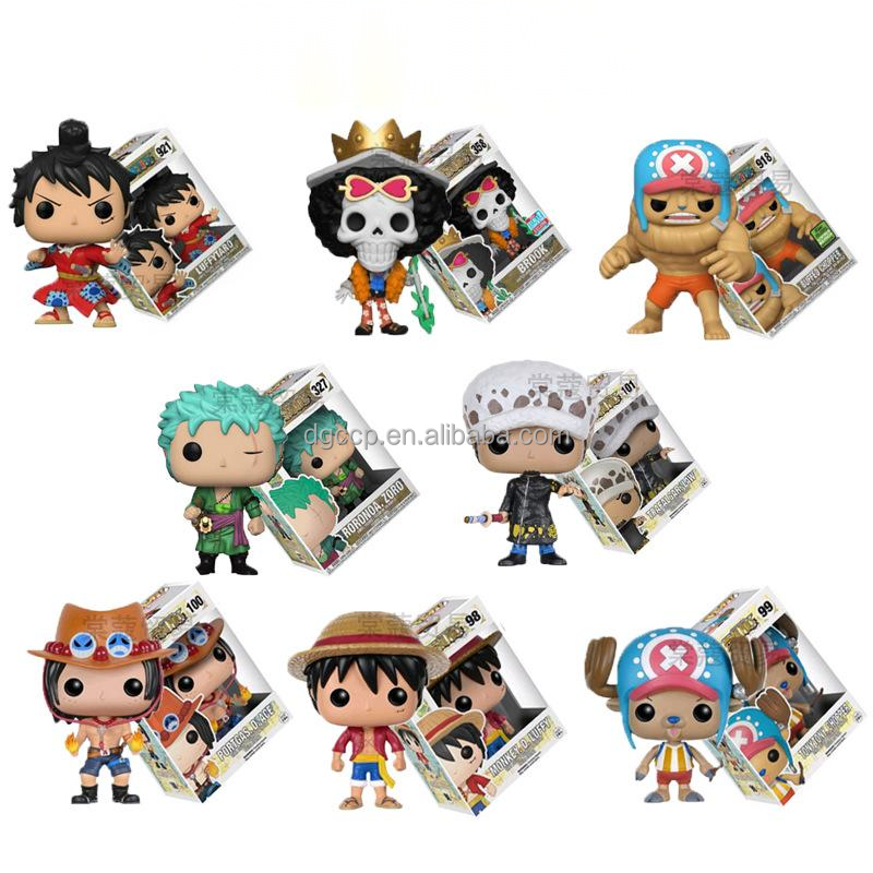 Hot Selling Cartoon One Pieces Action Figure Funkos POP for kids