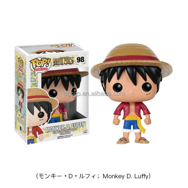 Hot Selling Cartoon One Pieces Action Figure Funkos POP for kids