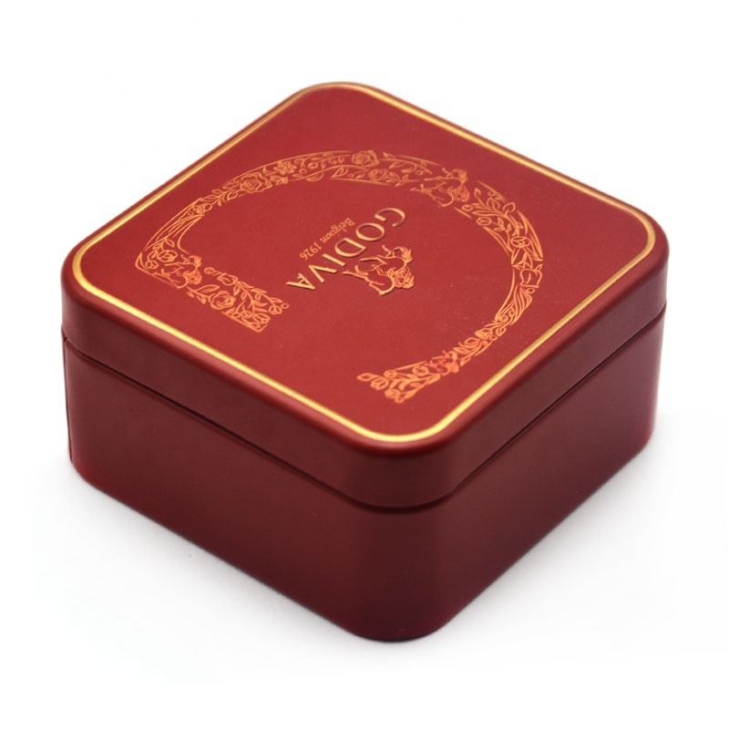 Matte Color Mini Square spice tea can food grade metal packing can