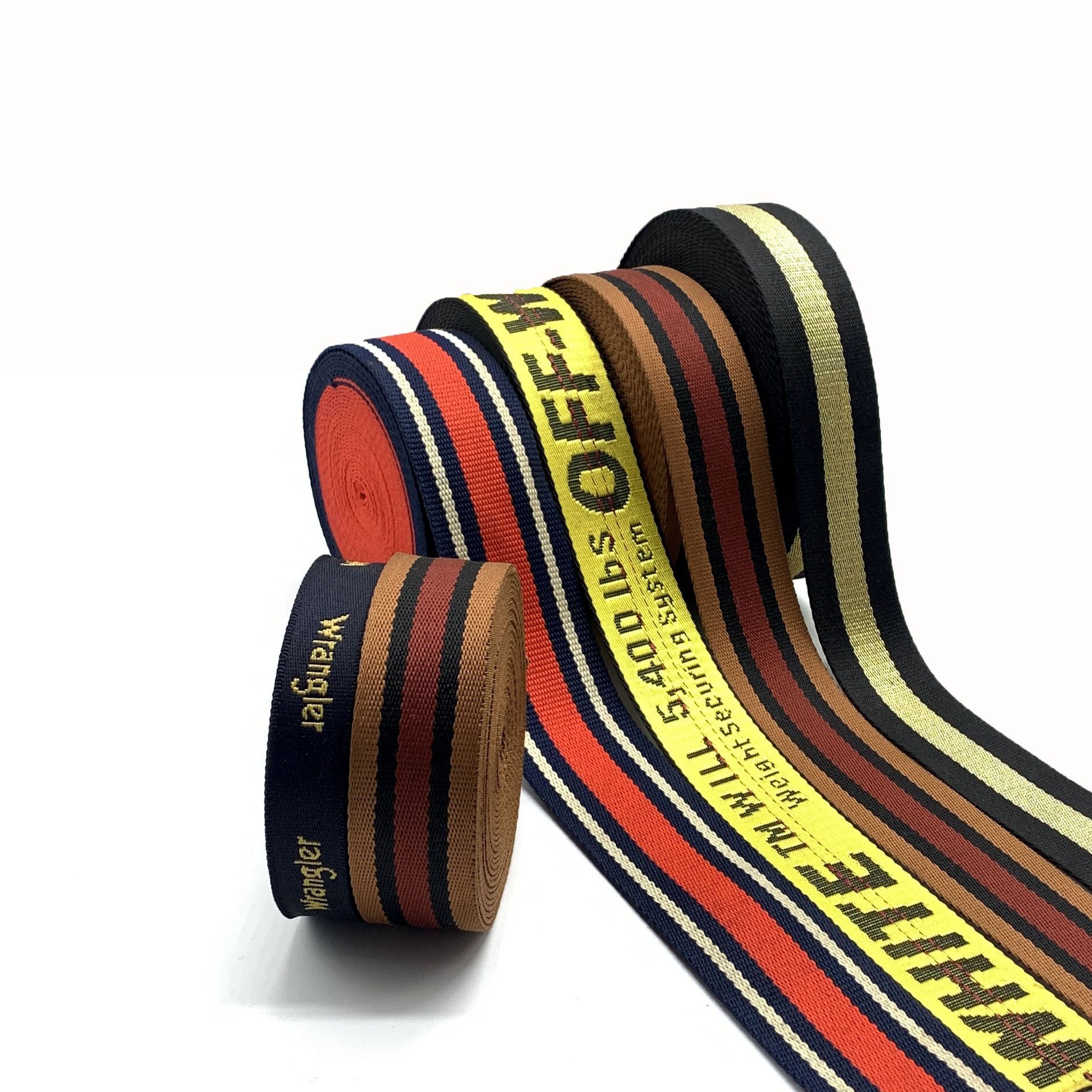 custom printed tape polyester Poliester webbing 25mm sublimation printed webbing for pet dog printed webbing strap