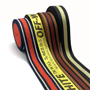 custom printed tape polyester Poliester webbing 25mm sublimation printed webbing for pet dog printed webbing strap