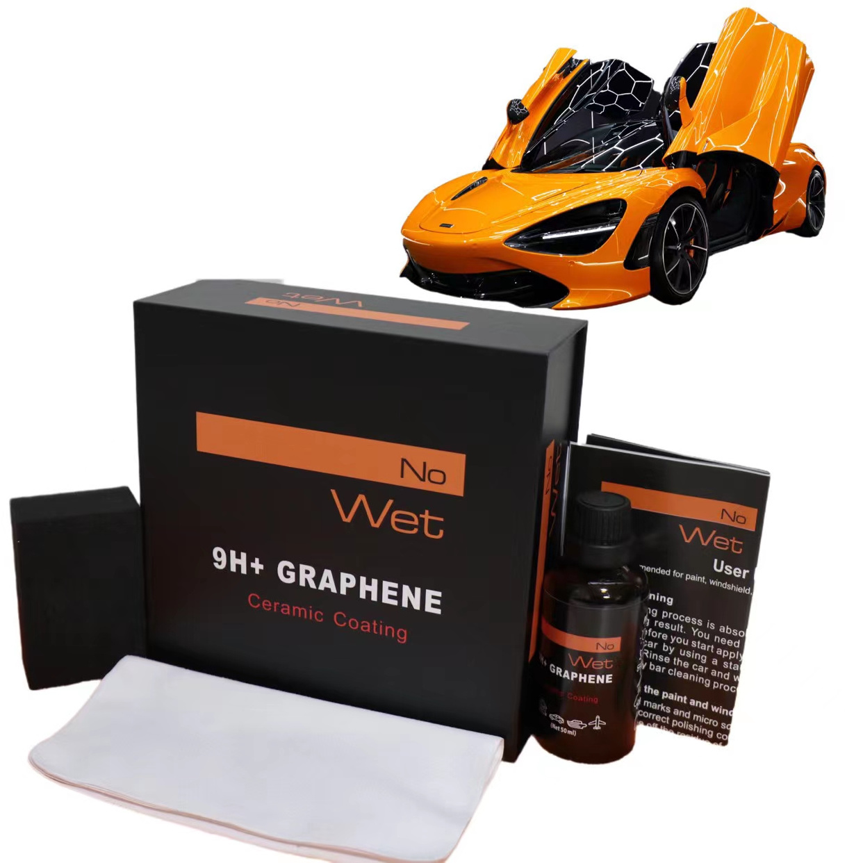 Nano Ceramic Glass Coating 9H 50ml Graphene