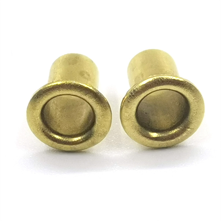 Manufacturer DIN 7338 Brake And Clutch Lining Rivets Tubular Rivet Custom Brass primary color Hollow Rivets