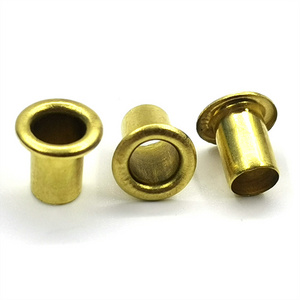 Manufacturer DIN 7338 Brake And Clutch Lining Rivets Tubular Rivet Custom Brass primary color Hollow Rivets