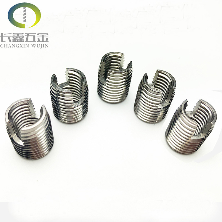 self tapping self cutting thread insert screws fasteners Threaded insert self-tapping metric inner thread S302