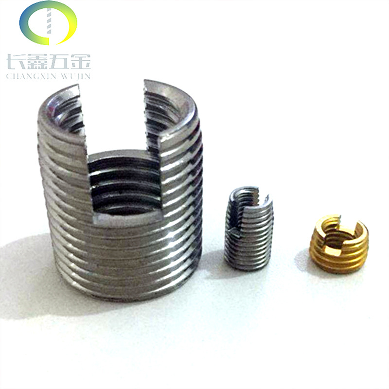 self tapping self cutting thread insert screws fasteners Threaded insert self-tapping metric inner thread S302