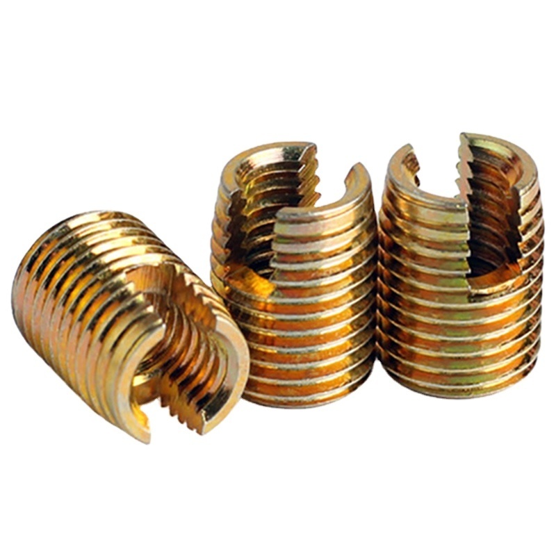 Factory customization Key Thread Locking Inserts Tapping Inserts for Soft Metal threaded  Inserts