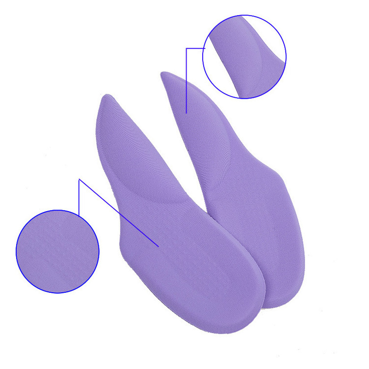 lady's heel shoe foot health care arch support silicone gel cushion heel shoe insert sticky pad