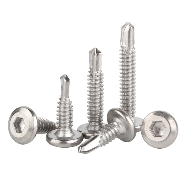 M4.2 Truss Head Phillips Galvanized Stainless Steel Wafer Head Truss Head Self Tek Self Drilling Screws