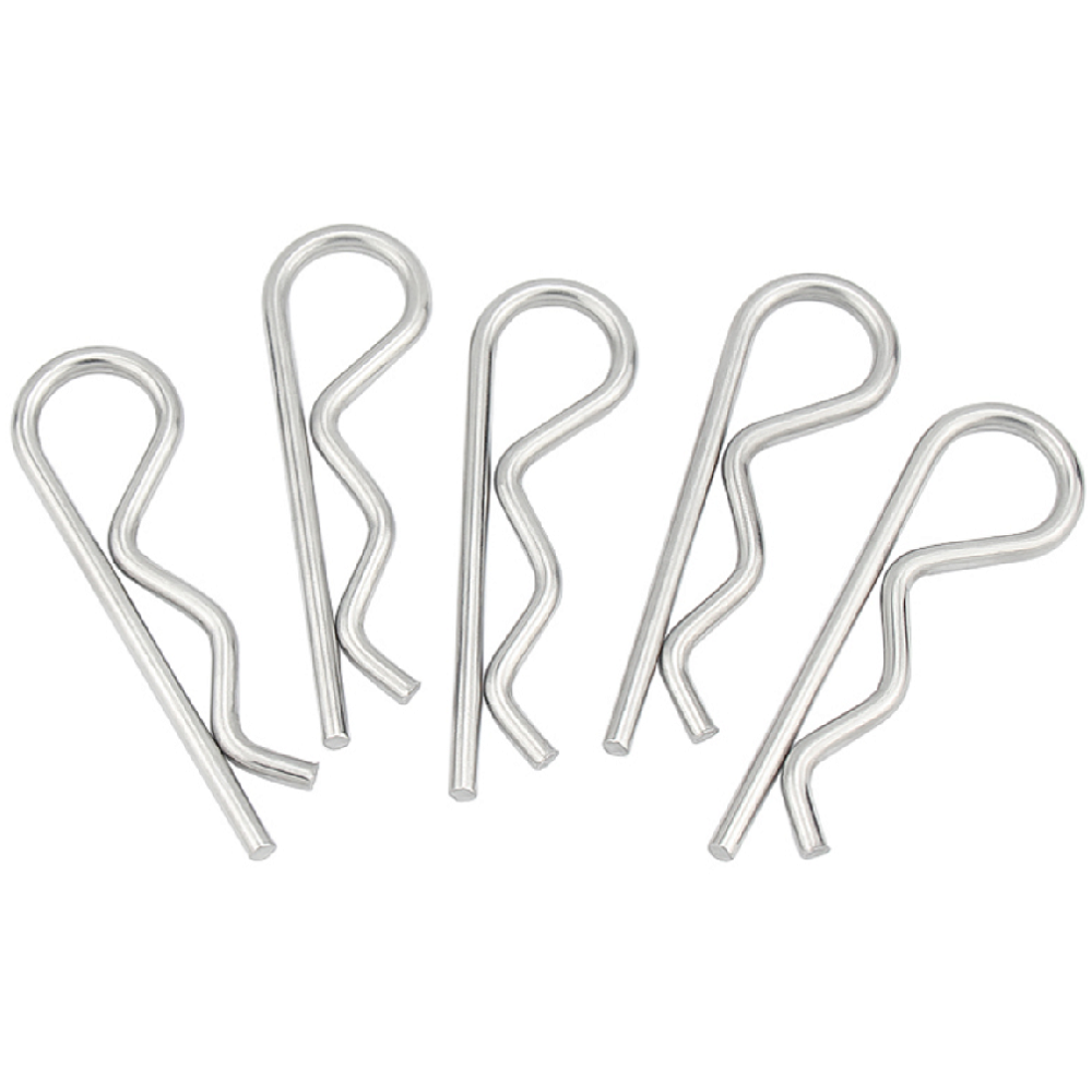 Factory Wholesale Steel 304 Stainless Steel Wire Hitch Pin Clip R Pin Cotter Pin rohs, stainless steel