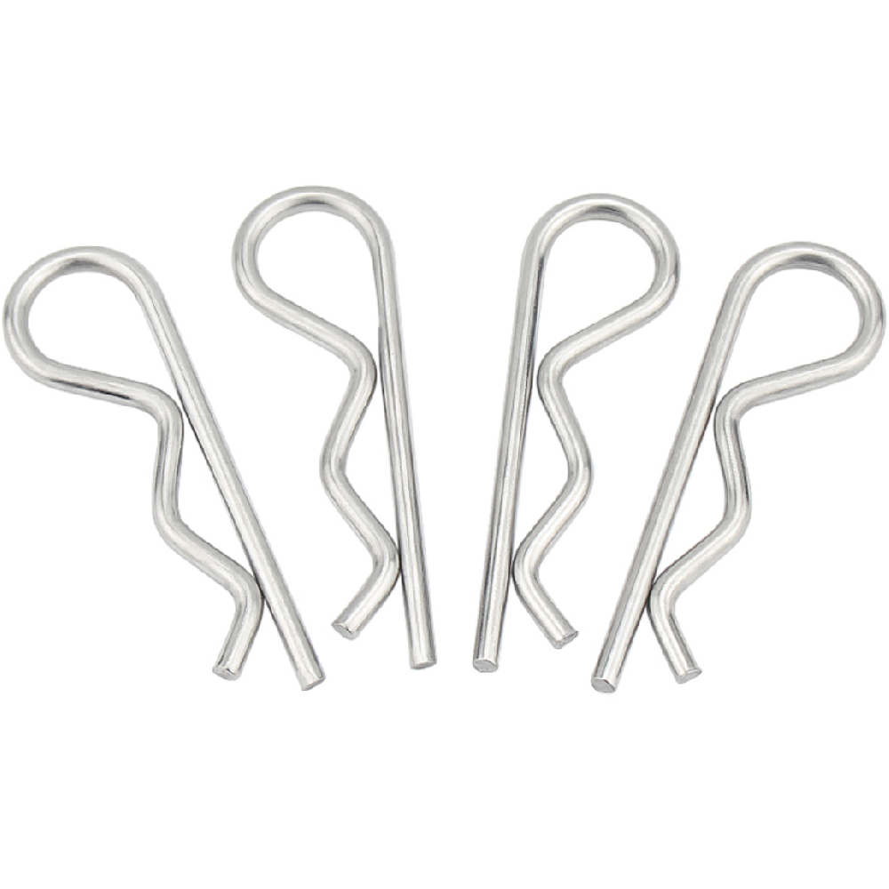 Factory Wholesale Steel 304 Stainless Steel Wire Hitch Pin Clip R Pin Cotter Pin rohs, stainless steel