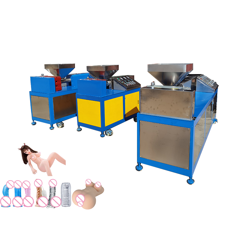 Extruder Penis Manufacturing Machine Adult Toys Dildo Machine Small Single Screw Plastic Plastic Filament Extruding Machine 35kw