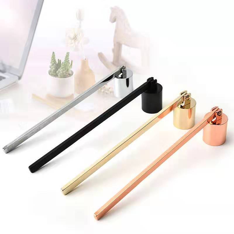 Luxury Household Candle Accessories With Wick Trimmer Metal Candle Snuffer