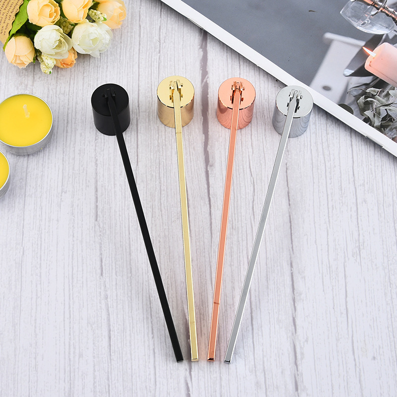 Luxury Household Candle Accessories With Wick Trimmer Metal Candle Snuffer