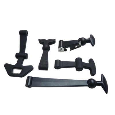 EPDM Plastic Rubber Hood Lock Latches Handle Catch Latches Hook Safety  Lock T Latch For Cooler Tooling Box