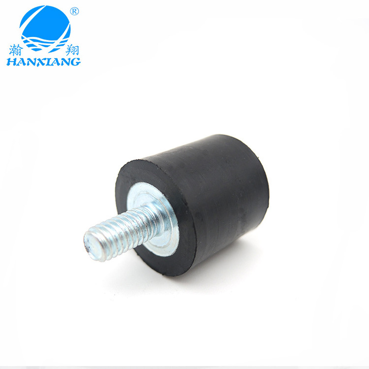 Car Air Compressor Anti Vibration Pad Isolator Mounts Moulding Antislip Black Machine Hard Parts Metal Screw Rubber Feet