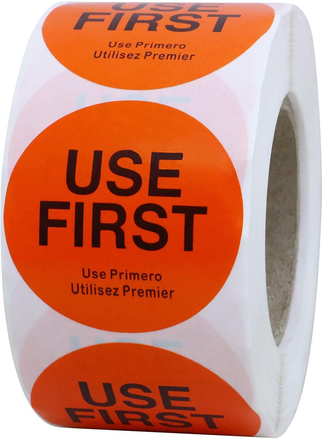 Custom Inventory Control Label Removable Adhesive USE First Stickers Roll Restaurant Food Service FIFO Label