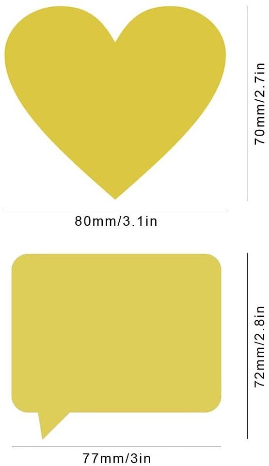 Custom Heart Shaped Scratch Sticker Labels Dialog Poster Shaped Scratch off DIY Stickers