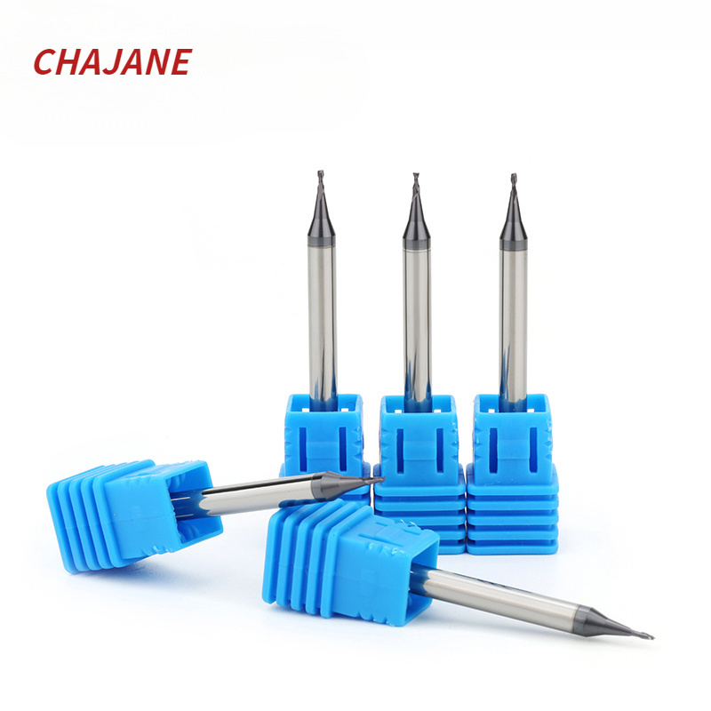 2 Flutes Micro Endmill  CNC Jewellery Carbide Tools Solid Tungsten Carbide Micro End Mills Milling Cutter Tools