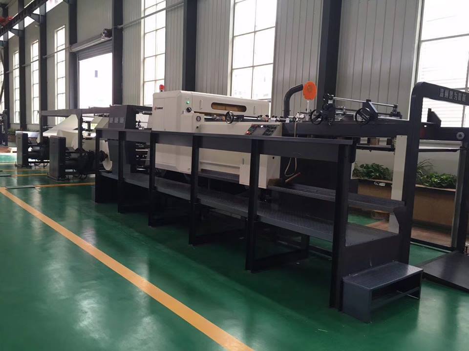 china factory price Paper roll to sheet cutter, paper reel to sheet cutting machine