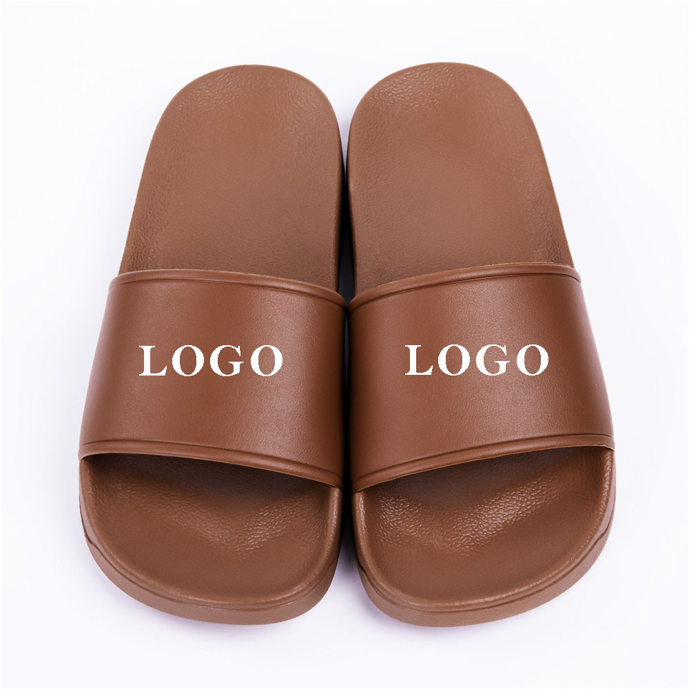 C&Y 2022 cheap plain customized design 3d screen print slipper, custom logo man pu slide sandals, blank sublimation slides