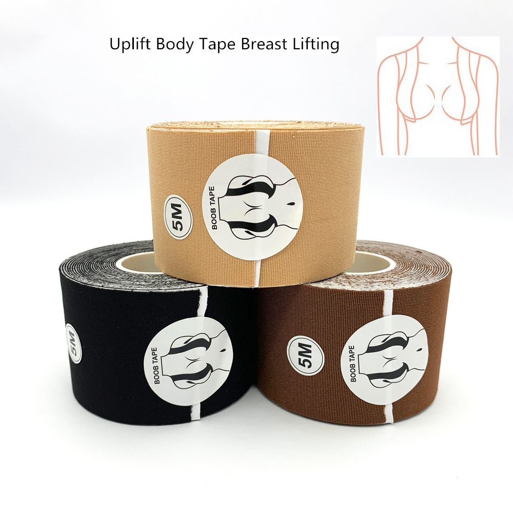 Bio Glue Waterproof Sweat-Proof Nylon Reusable Boob Tape Lifting Large Breast