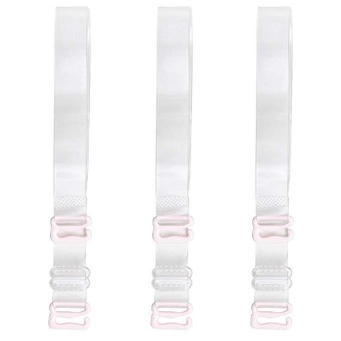 Clear Bra Straps Invisible Transparent Adjustable Non-Slip Bra Strap Replacement Transparent Bra Straps