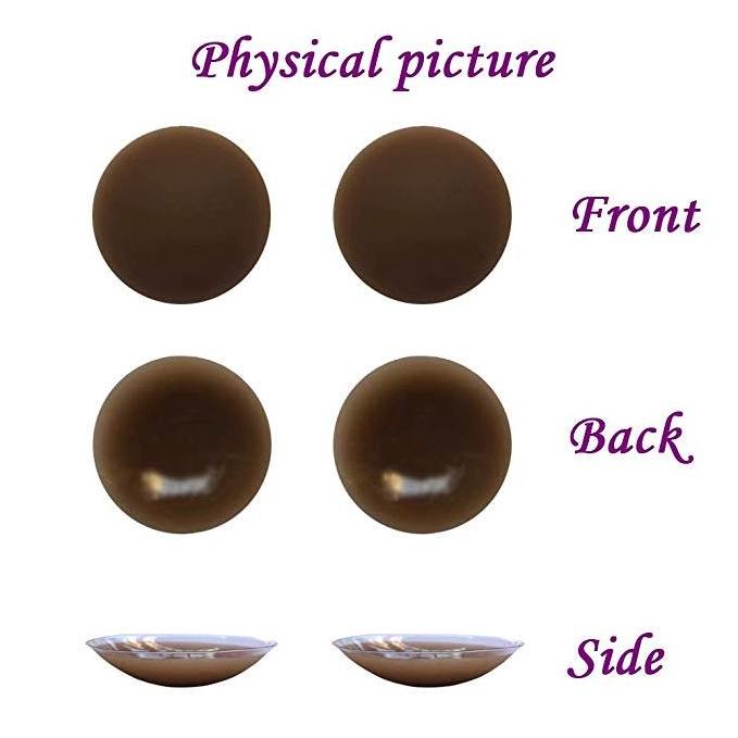 In stock Soft Medical Grade Sexy Women Light Medium Dark Skin Color Push Up Matte Nipple Cover Ultra Thin Brown nipple cover