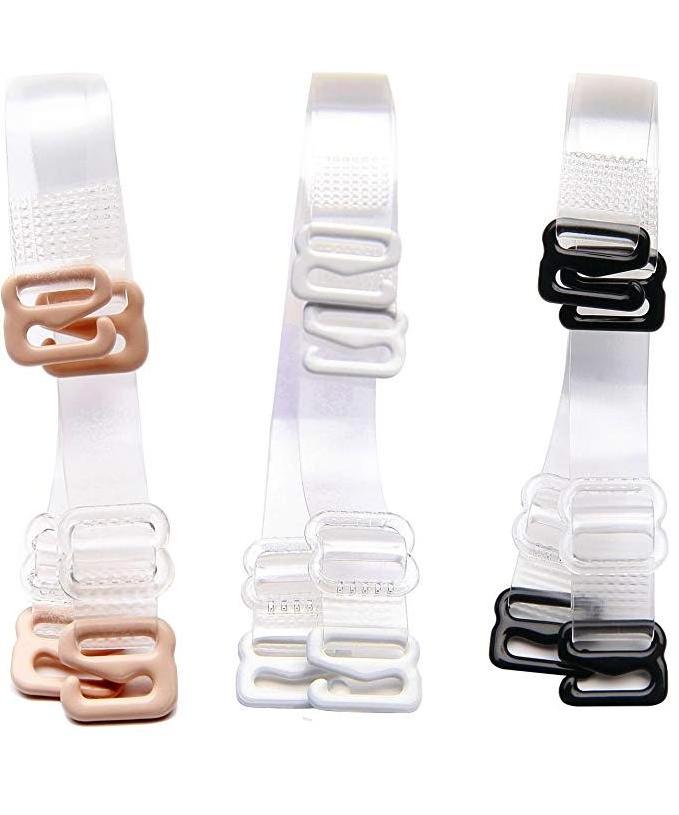 Clear Bra Straps Invisible Transparent Adjustable Non-Slip Bra Strap Replacement Transparent Bra Straps