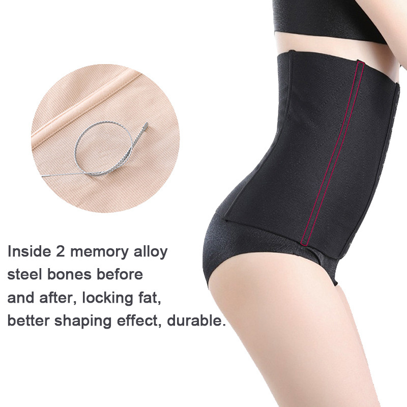 Adjustable 3 Rows Hook Tummy Girdles Ladies Abdominal Body Shaper Waist Trainer Belt