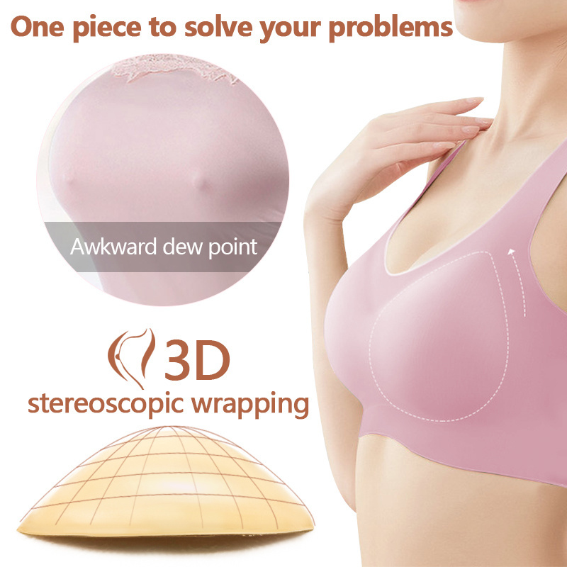 Invisible Straps Women Thick Padded Bra Push Up Sponge Chest Adhesive Bra Insert Double Sided Sticky Bra