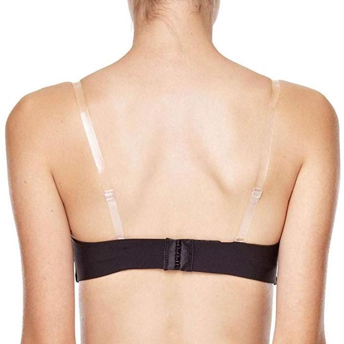 Clear Bra Straps Invisible Transparent Adjustable Non-Slip Bra Strap Replacement Transparent Bra Straps