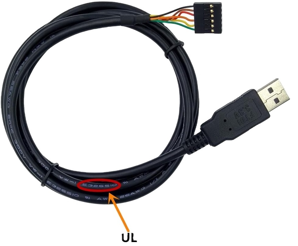 Ftdi Ft232rl Usb To Serial Uart Ttl 5v Compatible Ttl-232r-5v Console Cable