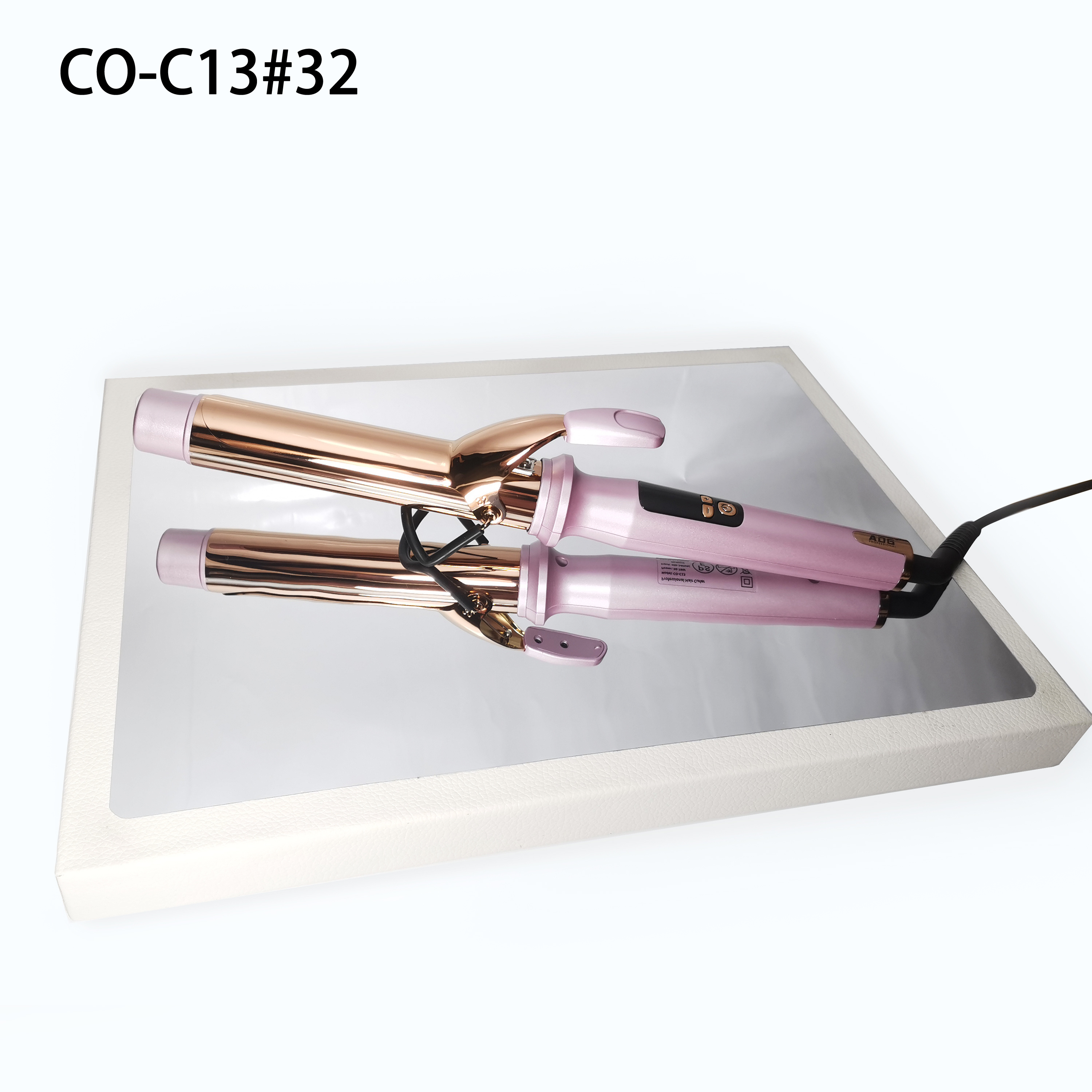 OEM Free Sample fashion design curling iron standard wide temperature range ceramic hair curl for Europe market